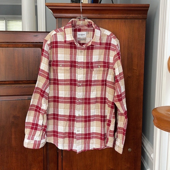 Goodfellow & Co Other - NWOT Goodfellow & Co Plaid Long Sleeve Button Down Shirt